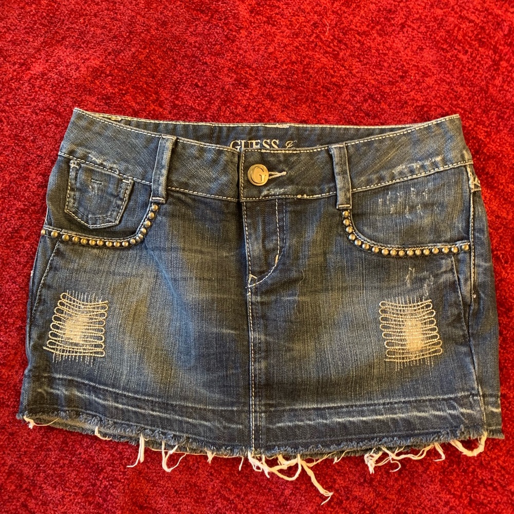 Vintage Guess Jean Mini Skirt